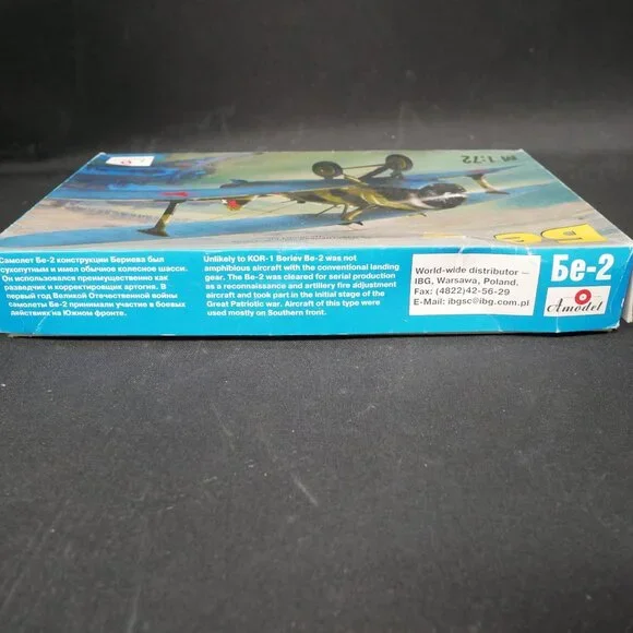 Beriev Be-2 1/72 Scale Unassembled Plastic Model Kit By AModel NIB - Picture 5 of 9